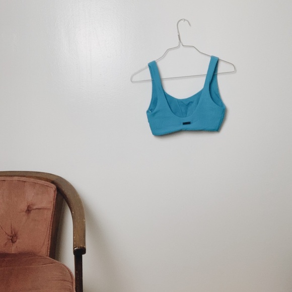 Gymshark Essence Bikini Top- Blue Size Small - Picture 2 of 2